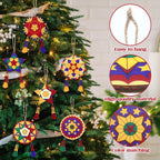 Xmas Tree Ornaments – 6-Pack Rustic Home Decor