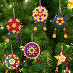 Xmas Tree Ornaments – 6-Pack Rustic Home Decor