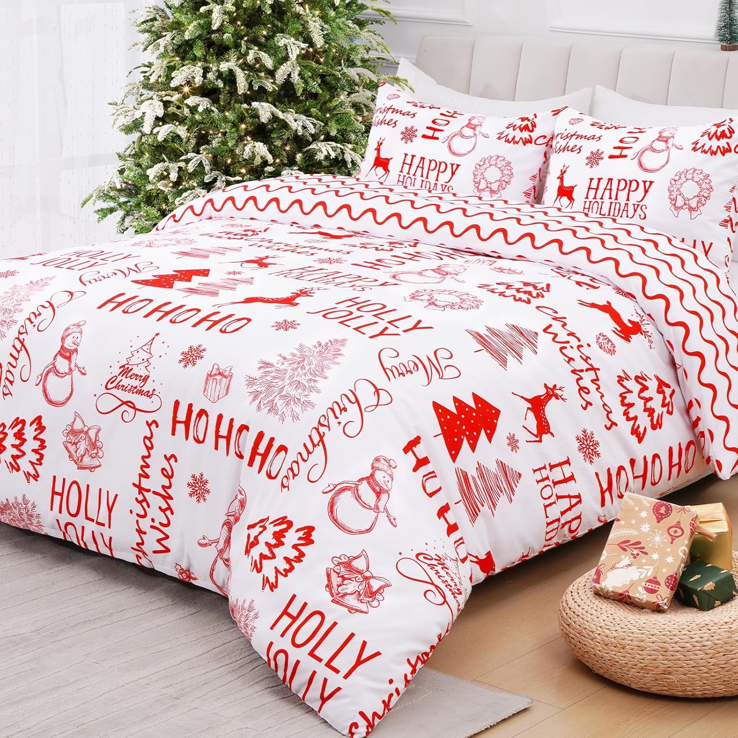 Xmas Cushion Cover – 3-Pack Green Home Decor