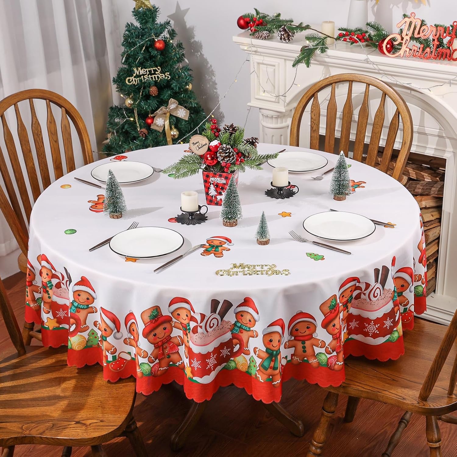 Xmas Tablecloth – Holiday Home Decor
