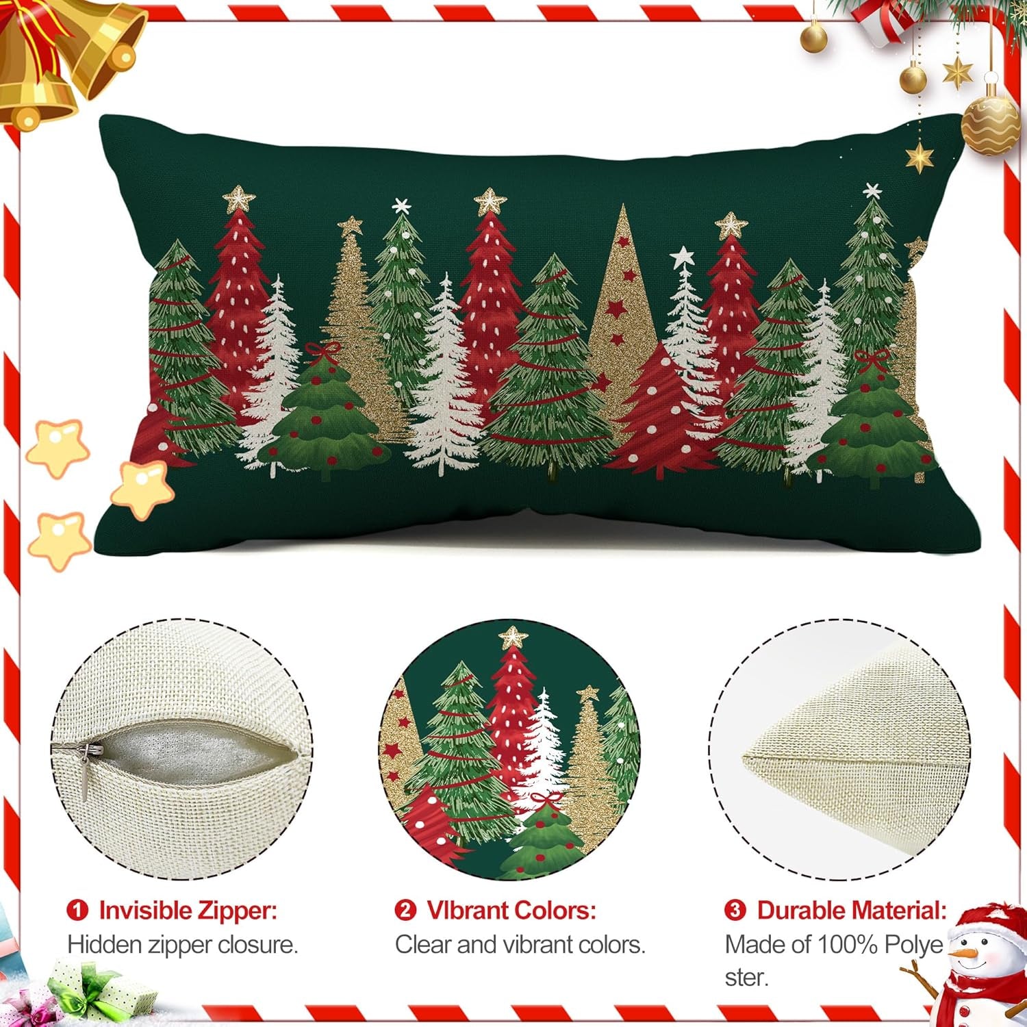 Xmas Cushion Cover – Green Home Decor