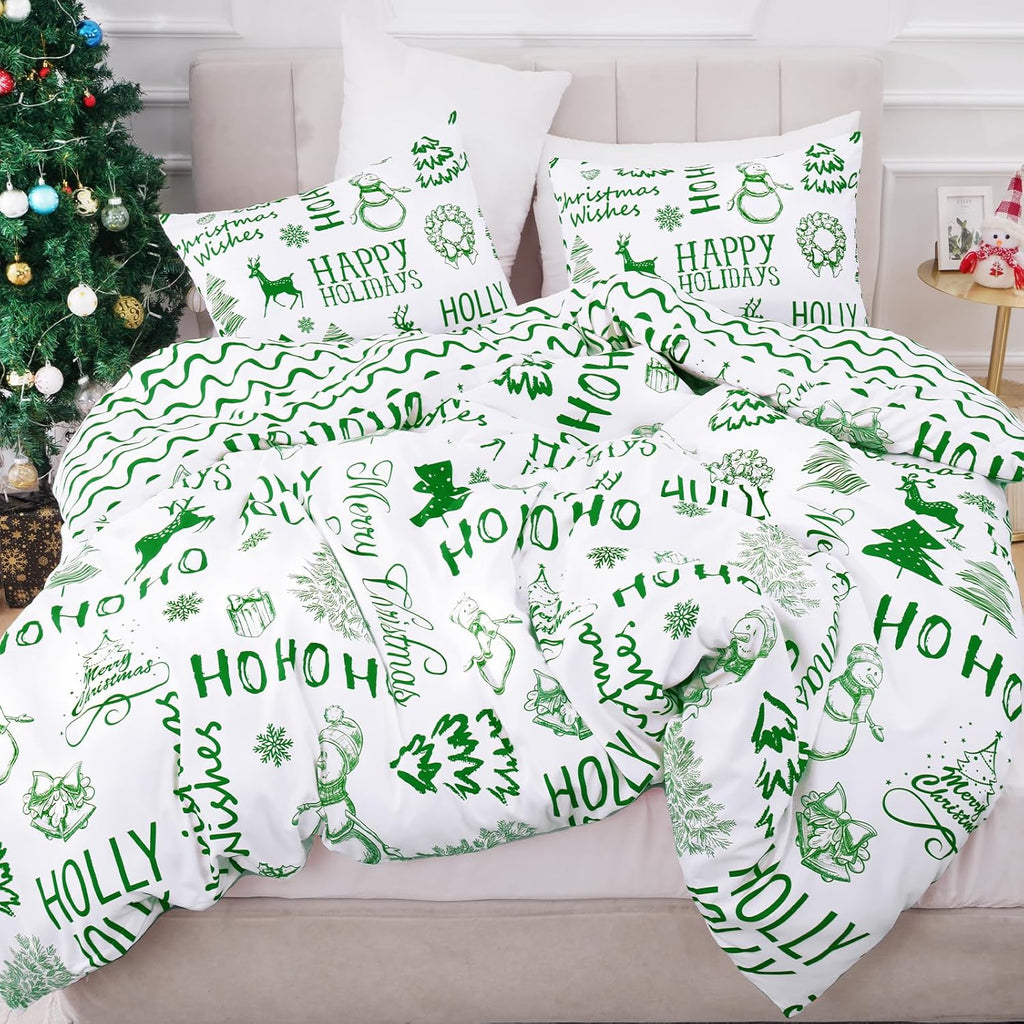 Xmas Cushion Cover – 3-Pack Green Home Decor
