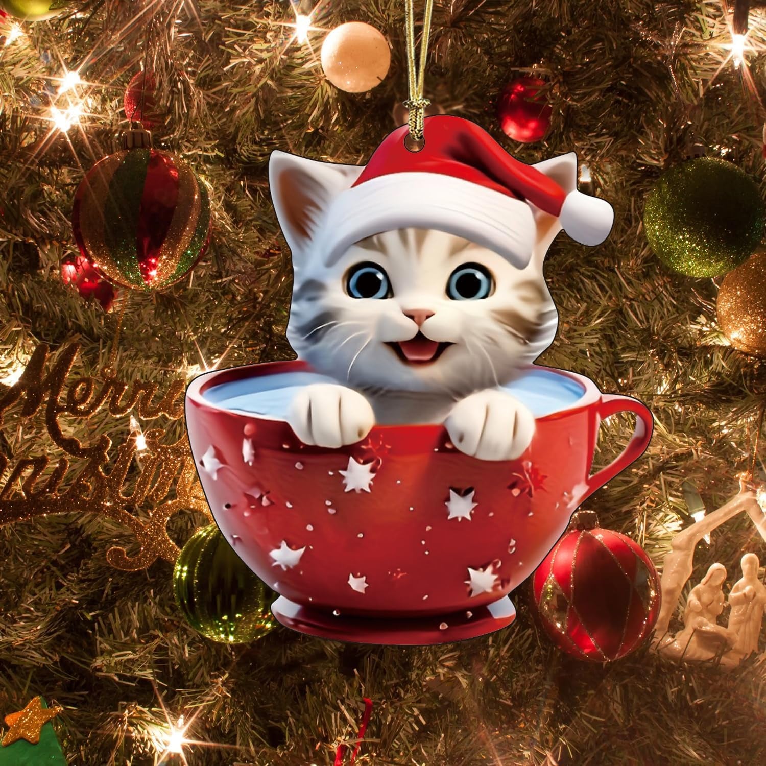 Xmas Tree Ornaments – 12-Pack Home Decor