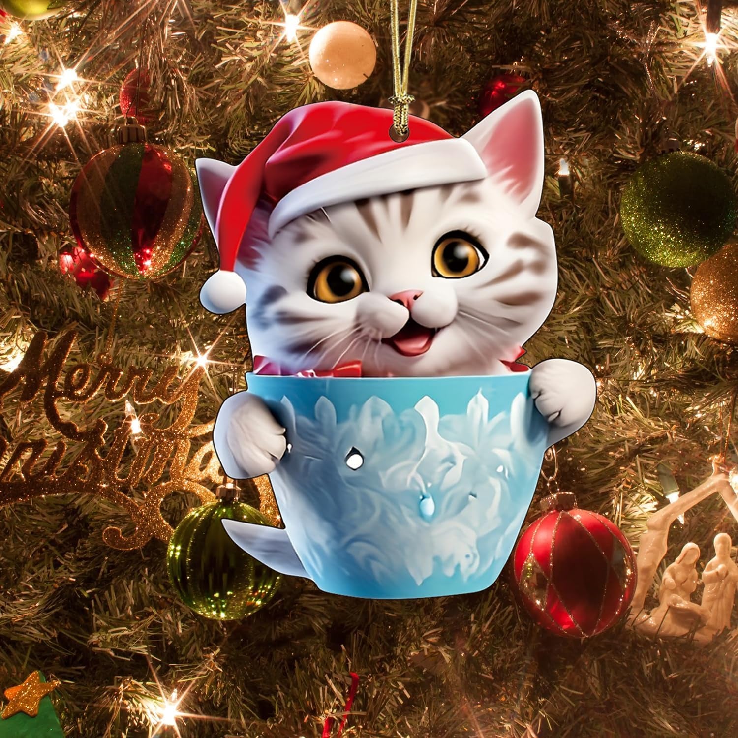 Xmas Tree Ornaments – 12-Pack Home Decor