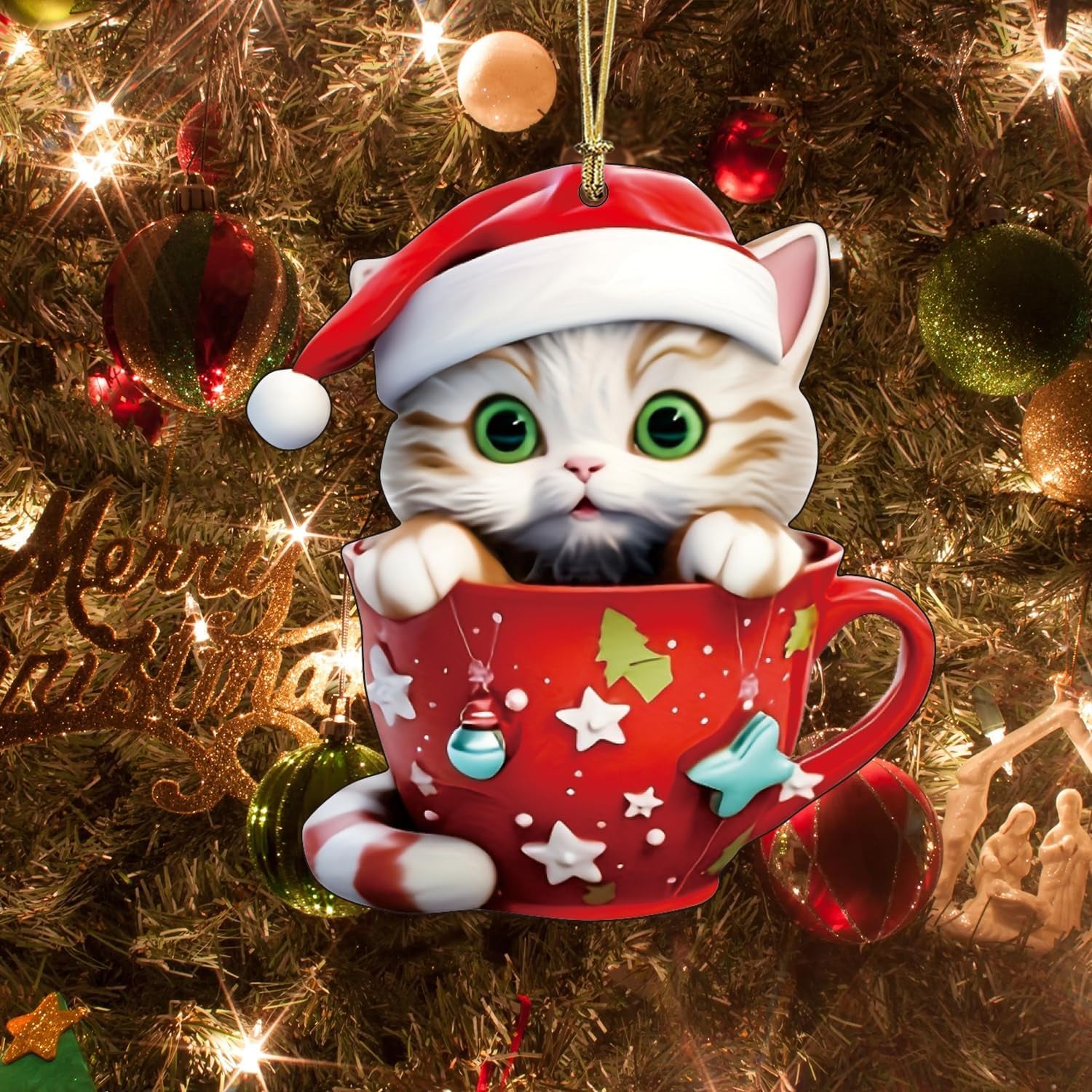 Xmas Tree Ornaments – 12-Pack Home Decor