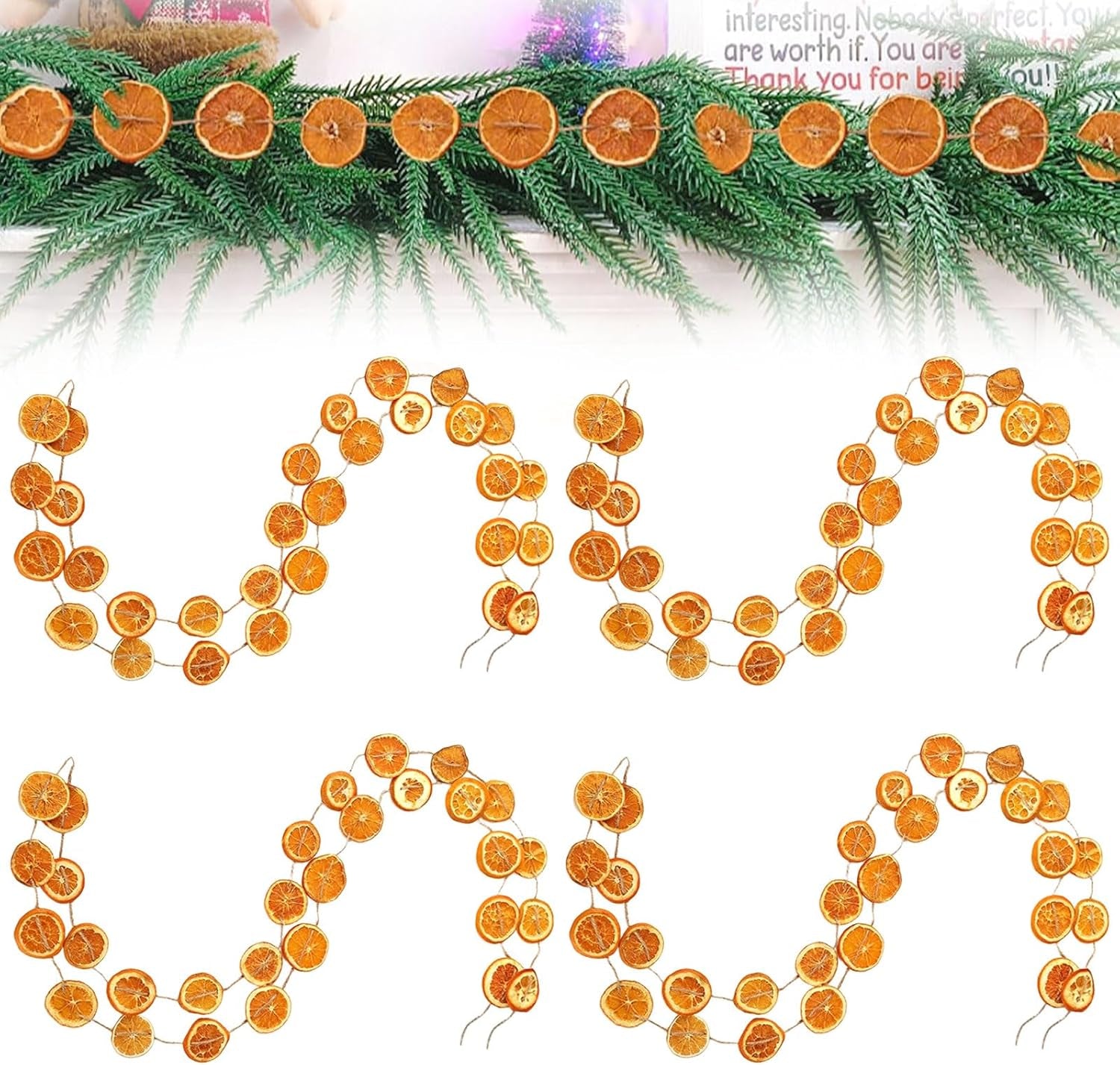 Xmas Banner/Garland – 2-Pack Home Decor