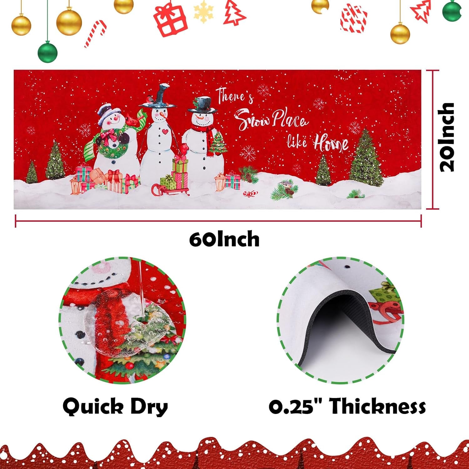 Xmas Decor –  Red Home Decor