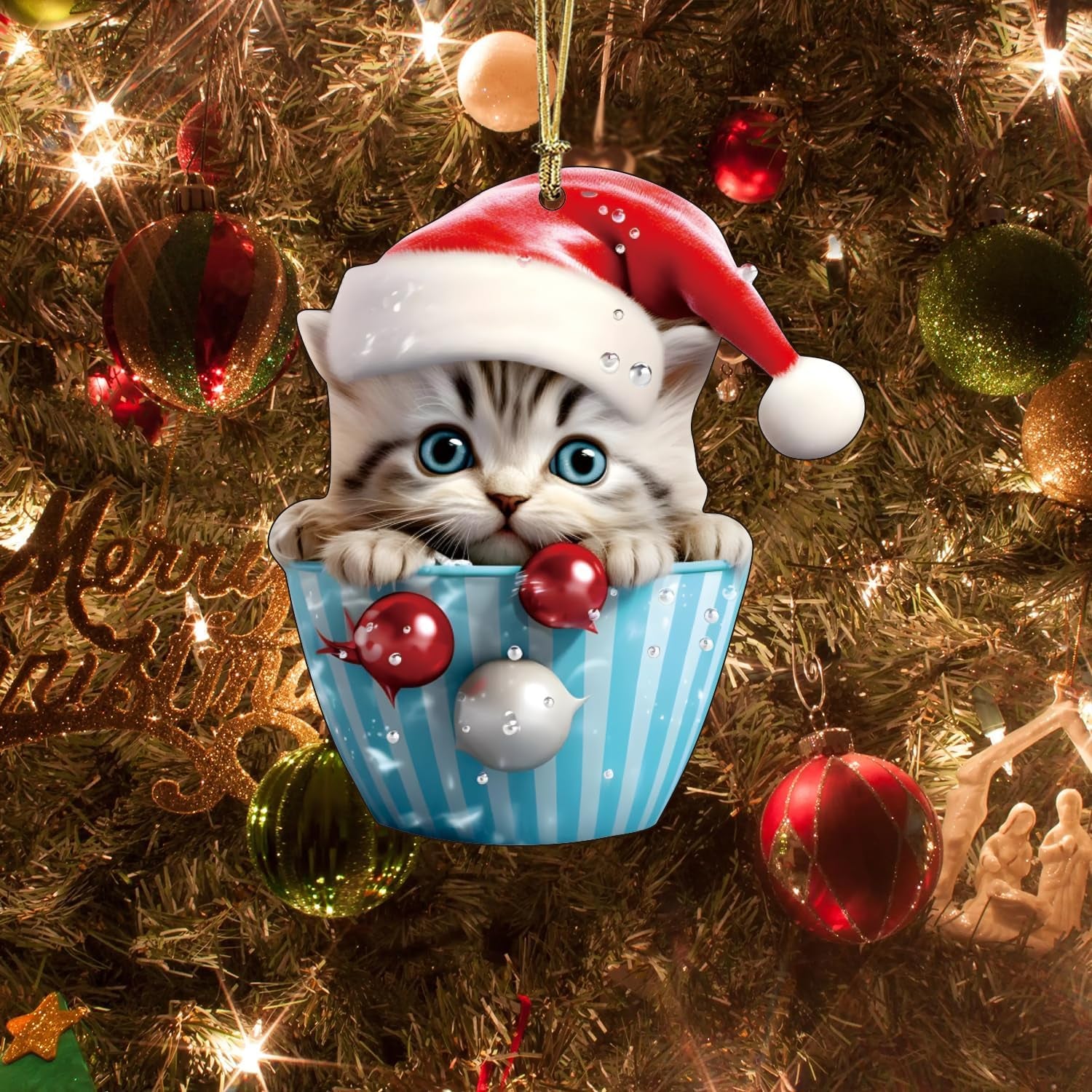 Xmas Tree Ornaments – 12-Pack Home Decor