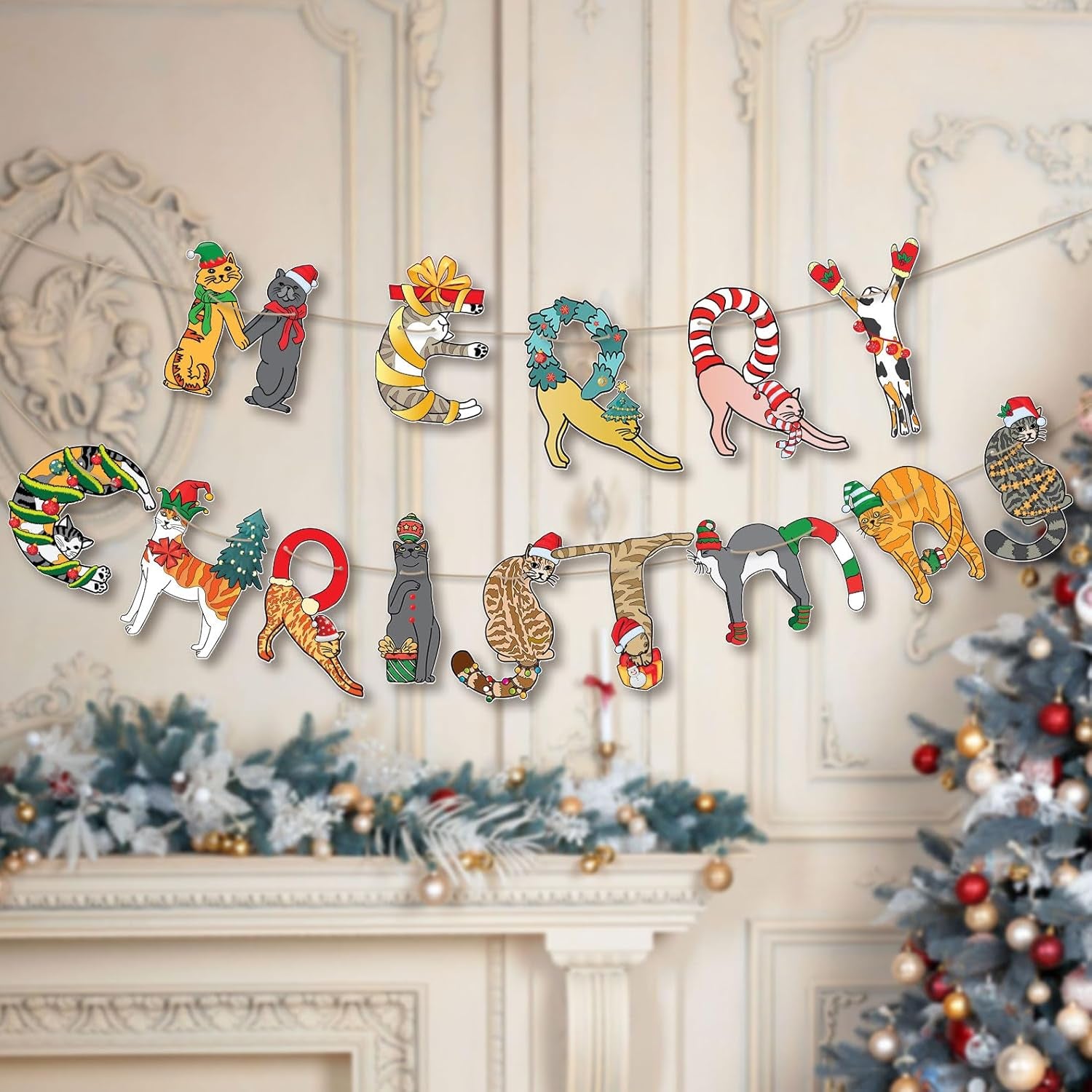 Xmas Banner/Garland – Holiday Home Decor